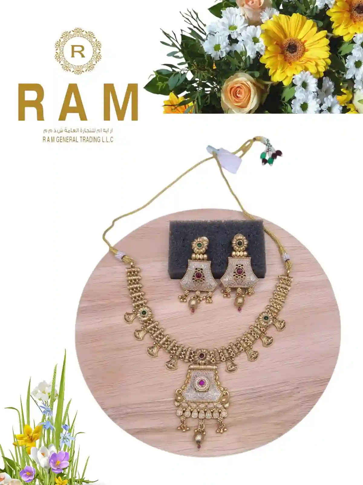 BRASS SHORT NECKLESS