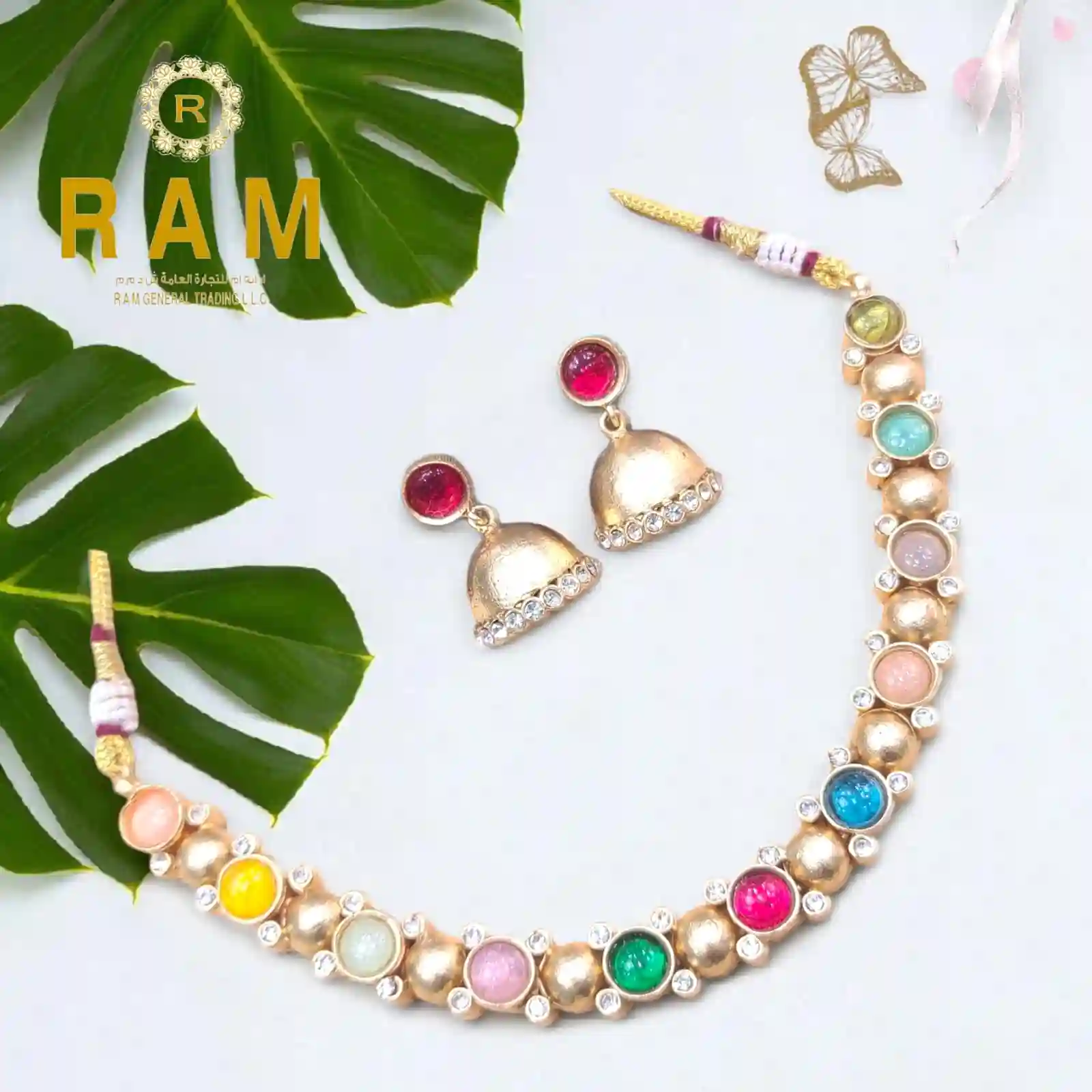 BRASS SHORT NECKLESS