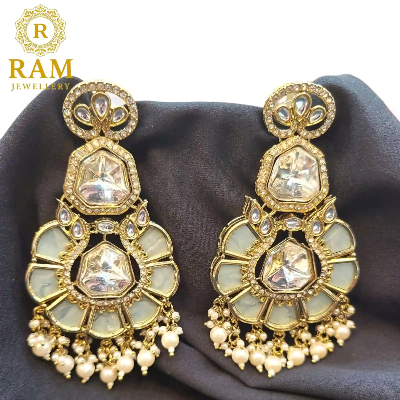 UNCUT KUNDAN EARING