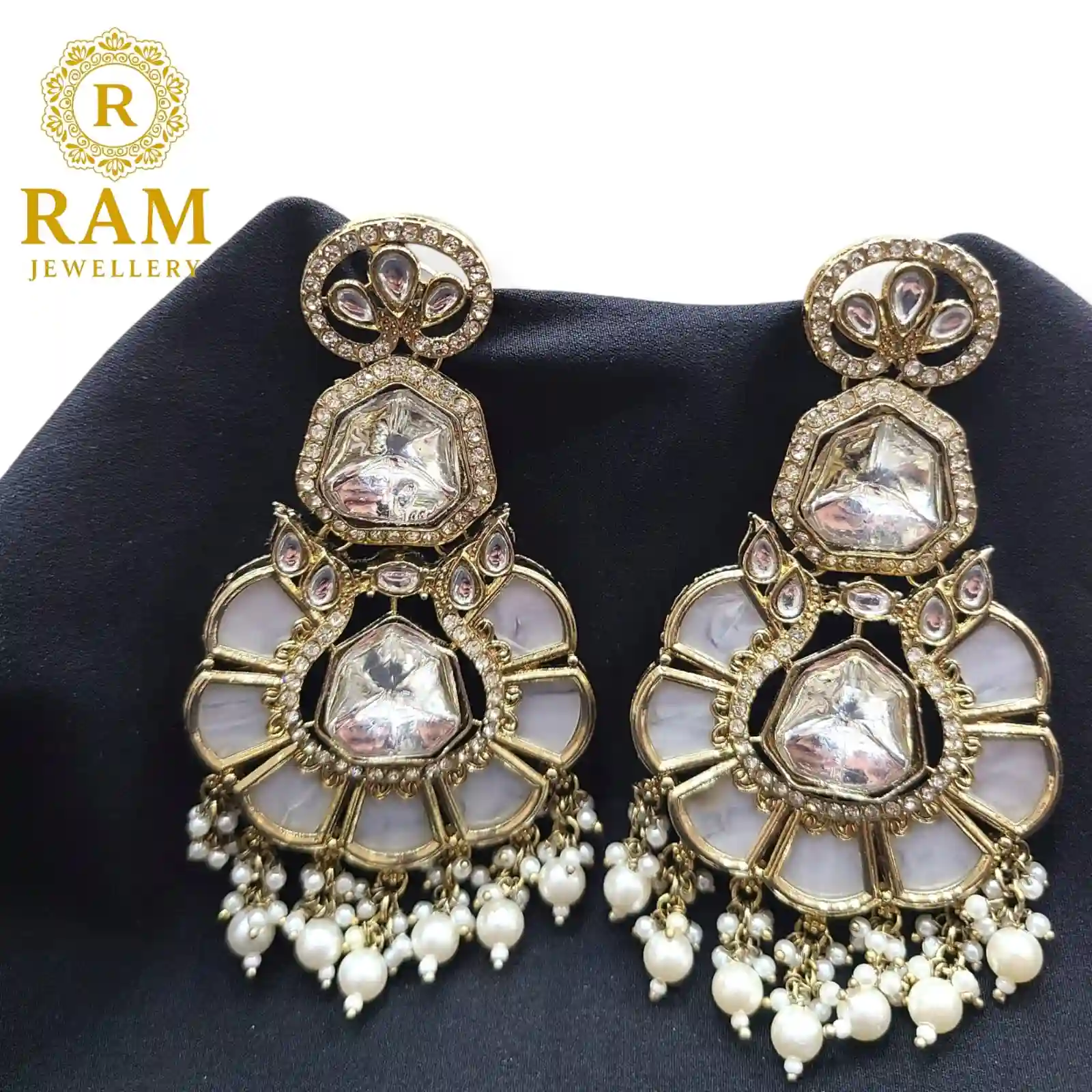 UNCUT KUNDAN EARING