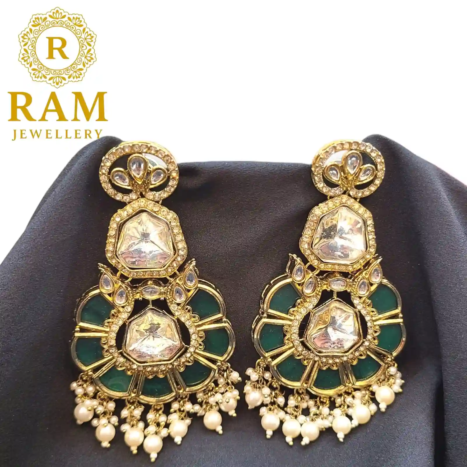 UNCUT KUNDAN EARING