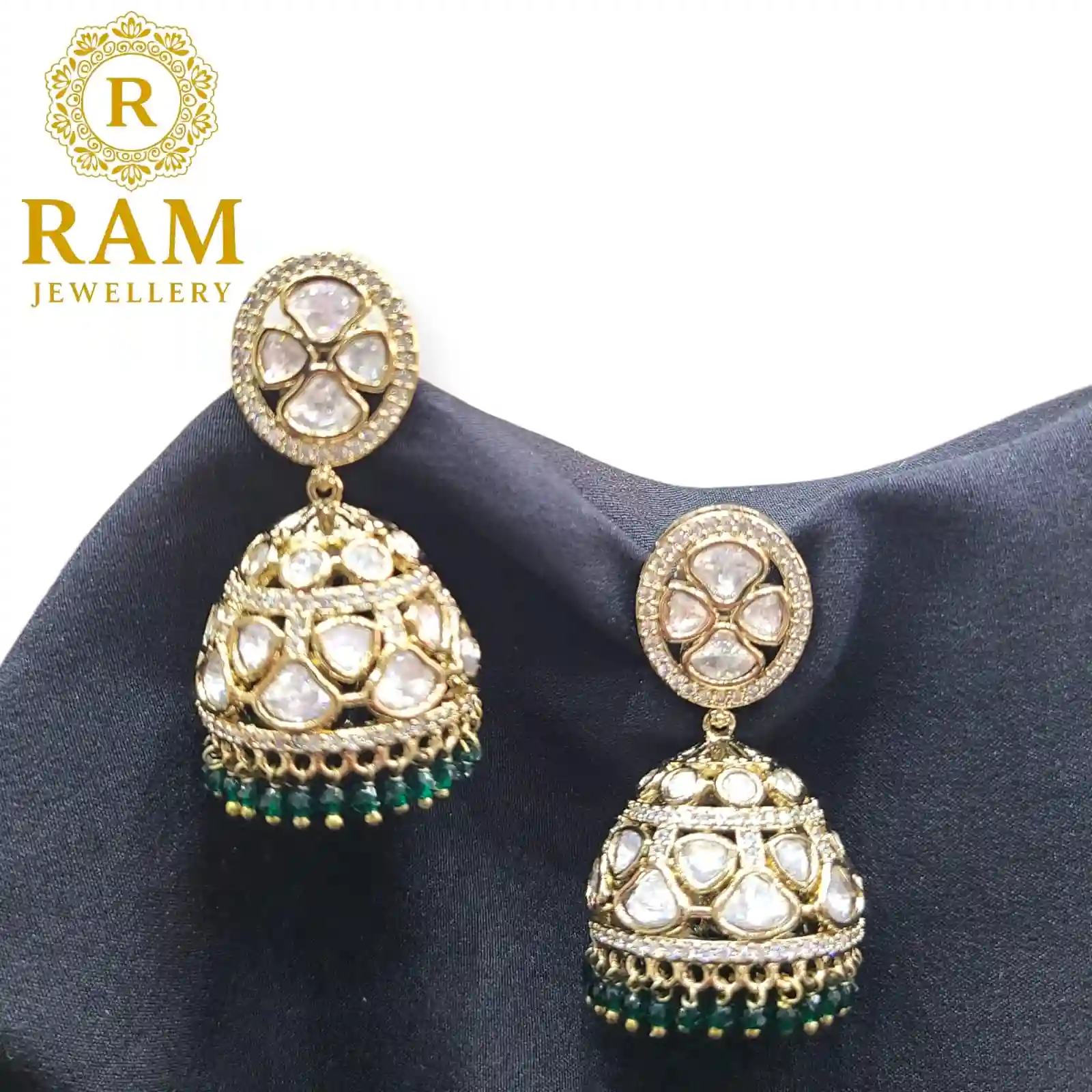 UNCUT KUNDAN EARING