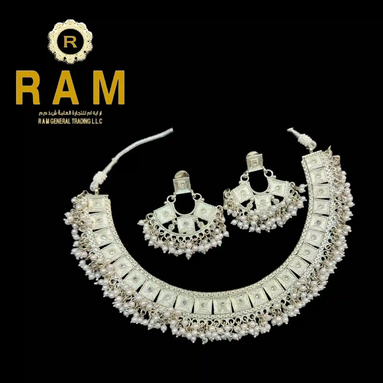 POLKI NECKLESS WITH EARINGS