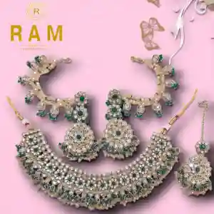 POLKI NECKLESS WITH EARINGS