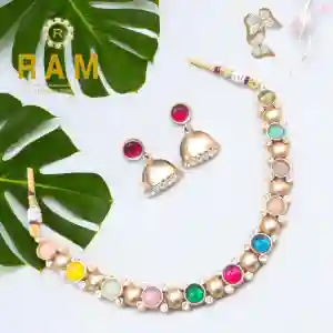 BRASS SHORT NECKLESS