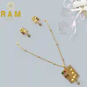 GOLD PLATTED KITTY SET