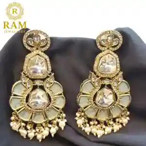 UNCUT KUNDAN EARING