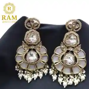 UNCUT KUNDAN EARING