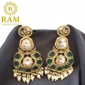 UNCUT KUNDAN EARING