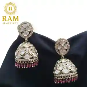 UNCUT KUNDAN EARING