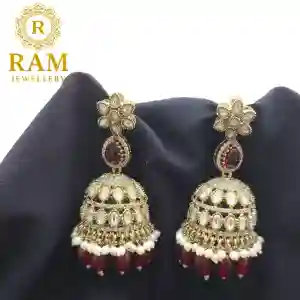 UNCUT KUNDAN EARING