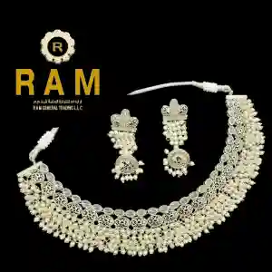 POLKI NECKLESS WITH EARINGS